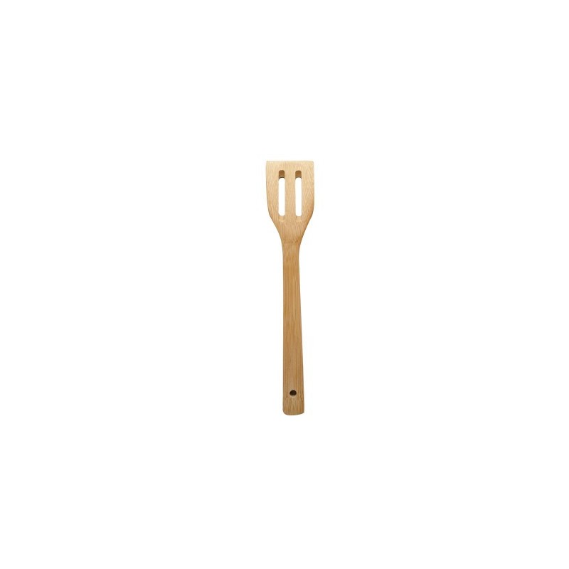 12" Home Bamboo Slotted Spatula