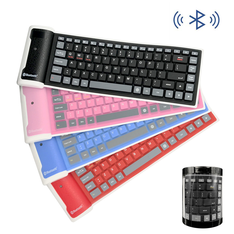 Waterproof Silicone Bluetooth Keyboard
