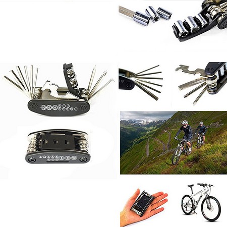 16 in 1 Multi-Function Bicycle Mechanic Repair Tool
