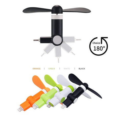 180 Degree Rotating Cellphone Fan