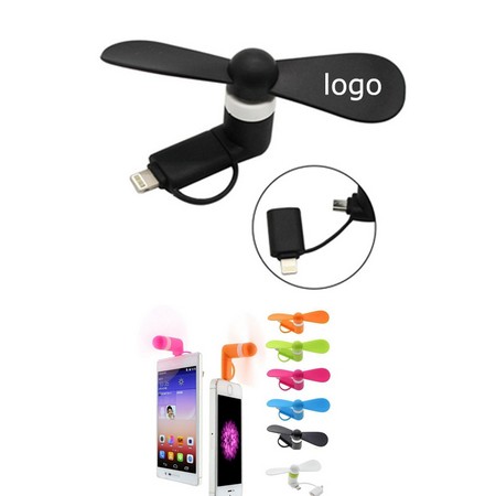 2-in-1 Mini Cell Phone Fan