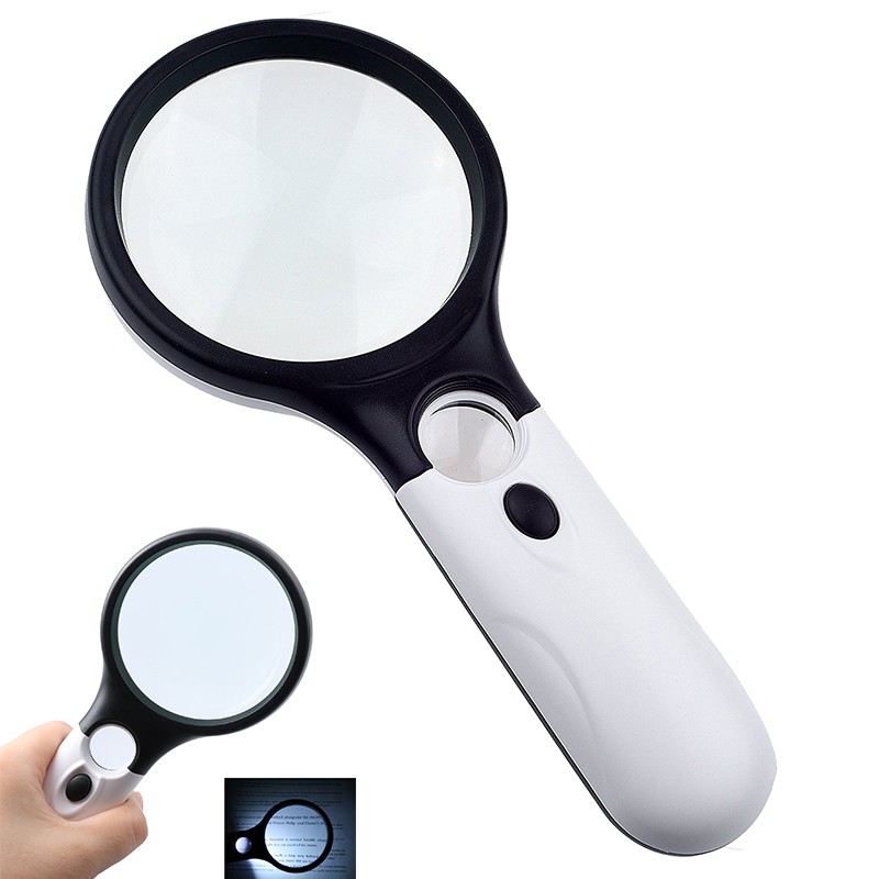 3 LED Handheld Magnifying Glass