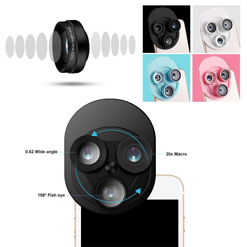3 in 1 Clip-On Phone Lens Kit