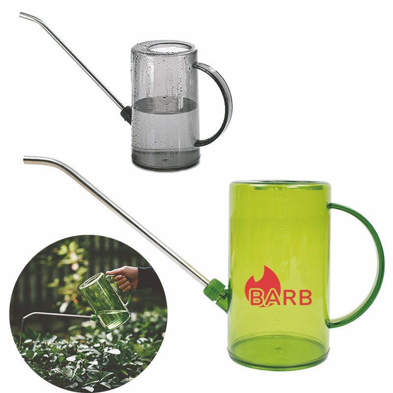 35 Oz Plastic Semi Clear Cylindrical Watering Pot