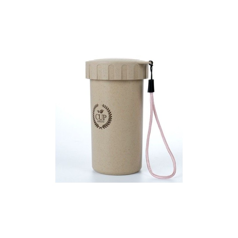 430ML Wheat Fiber Green Water Bottle