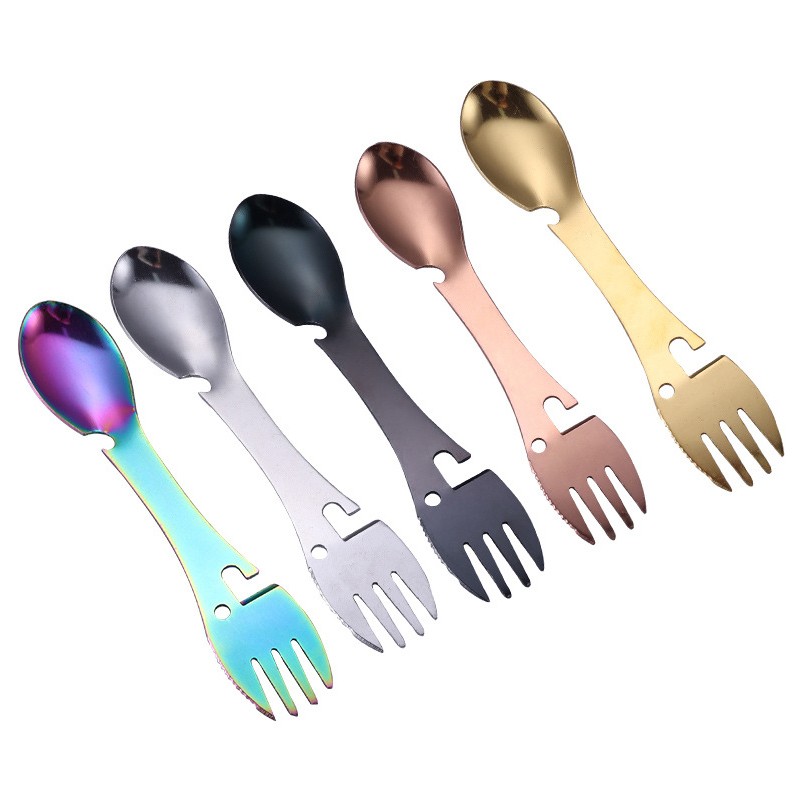 5 in 1 Multifunctional Stainless Steel Sporks