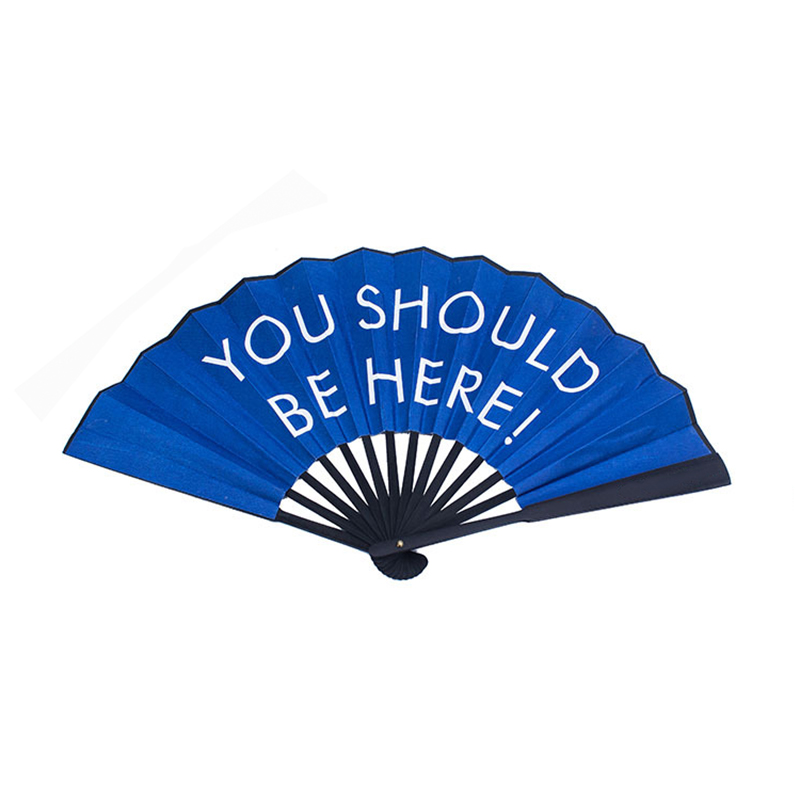 Double Sides Paper Folding Fan