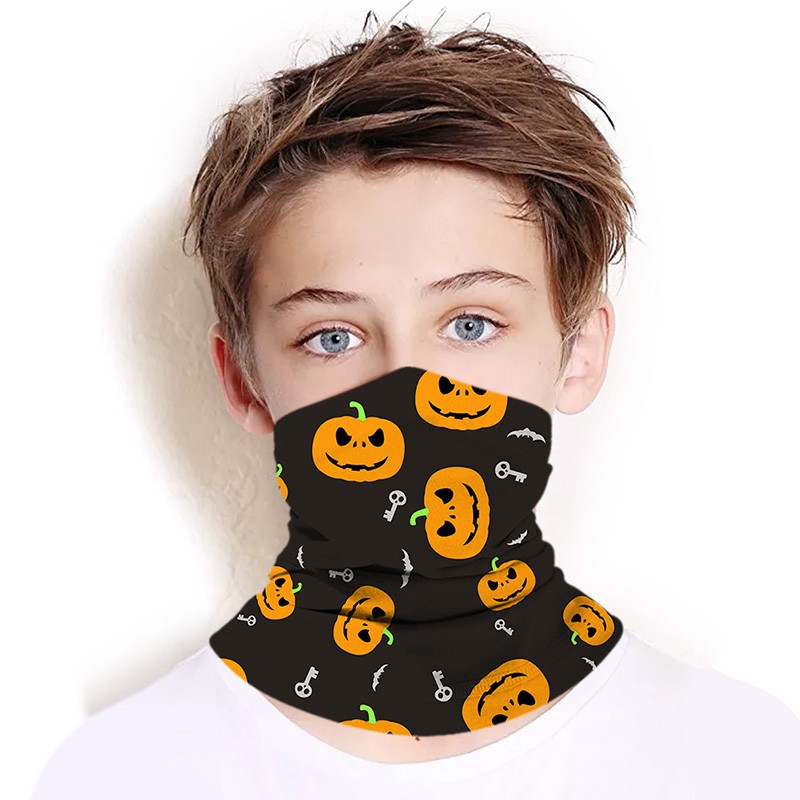 Back to School Reusable Youth Neck Gaiter Seamless Kids Face Mask