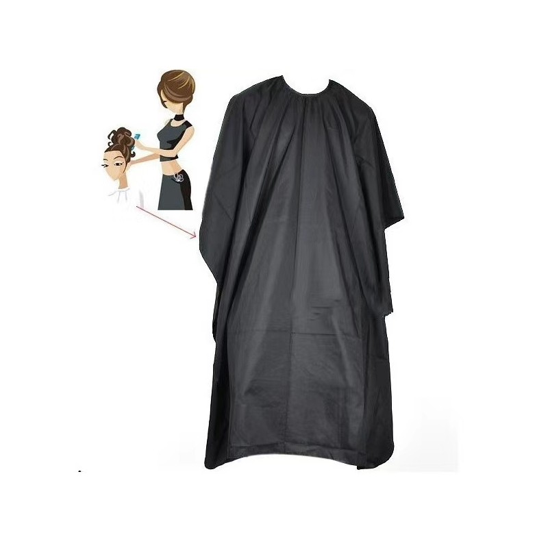 Black Salon Barbers Cape Hair Cutting Cape Hairdressing Apron