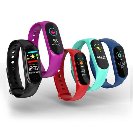 Bluetooth Heart Rate & Blood Pressure Monitoring Bracelet