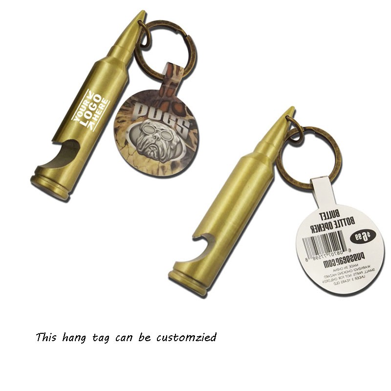 Bullet Bottle Opener Keychain