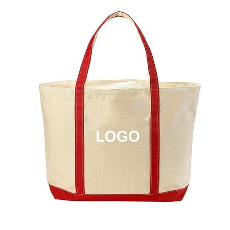Canvas Carry-All Tote Handbag