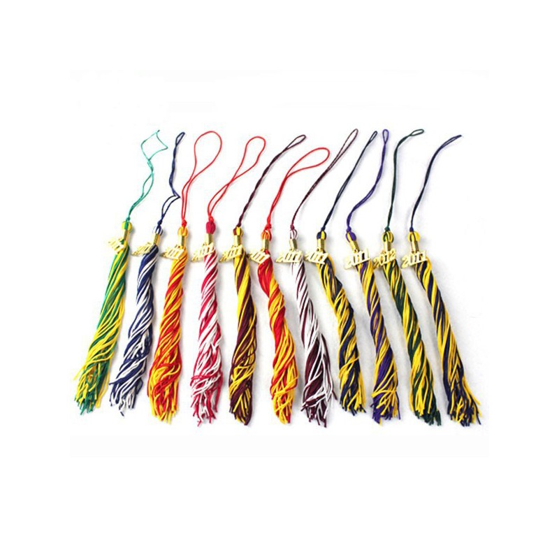 College Graduation Tassel with Gold Date Drop