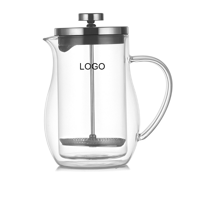 Double Wall Glass French Press 20OZ