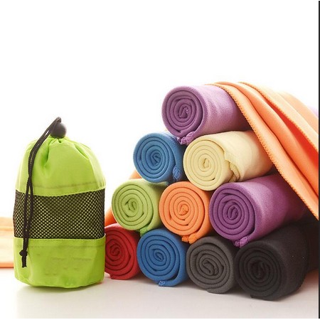 Double-faced Microfiber Quick Dry Towel & Pouch