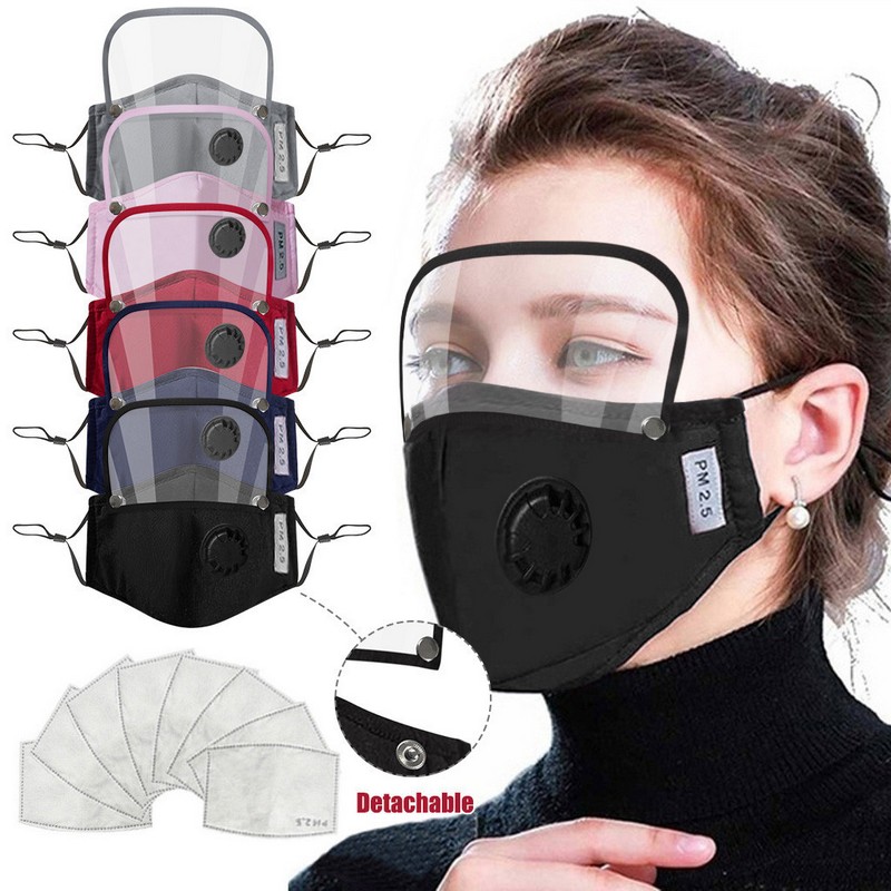 Face Mask w/Detachable Eye Shield