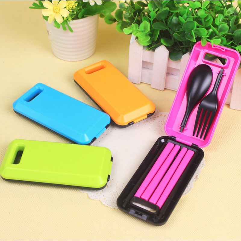 Foldable Portable Protective Picnic Tableware Set