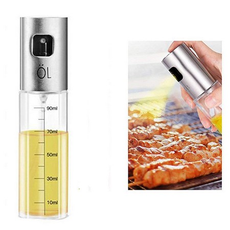 Glass Oil Dispenser with Scale