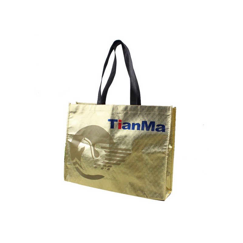 Gold Laminated Non-woven Tote bag