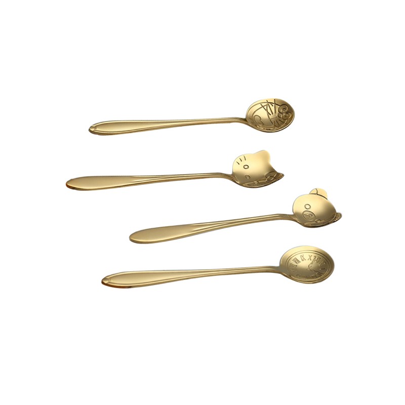 Gold Plating Finished Stainless Steel Spoon