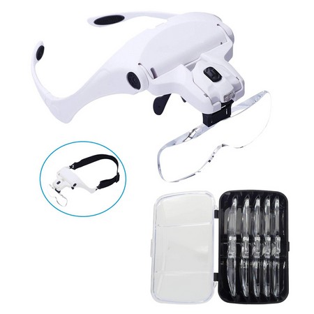 Headband LED Magnifying Loupe