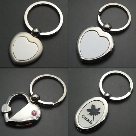 Heart Shaped Alloy Key Chain