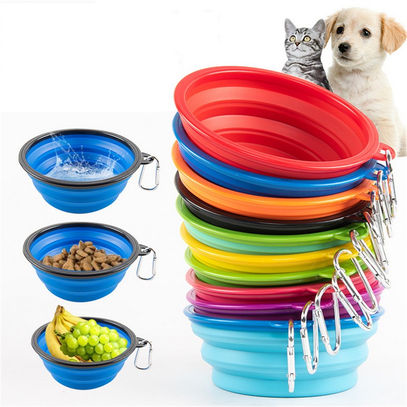Large Collapsible Dog Bowl 34oz