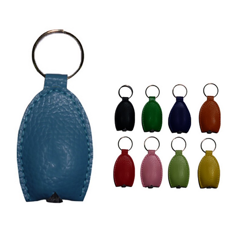 Leather Light Up Keychain