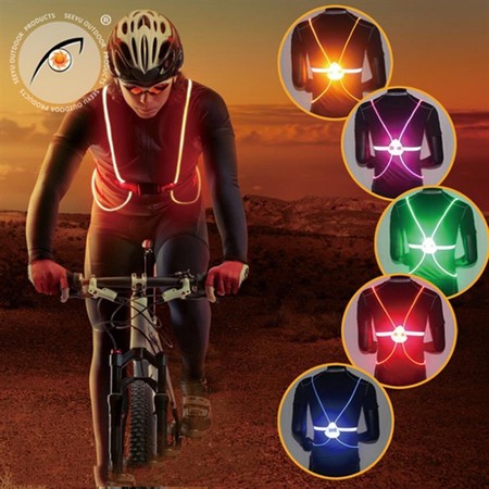 Led Fiber Optic Vest