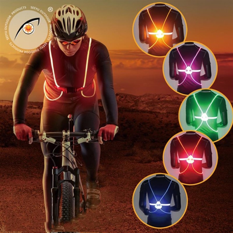 Led Fiber Optic Vest