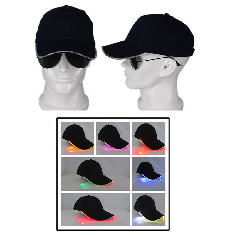 Light in the Dark LED Hat LED Peak Cap