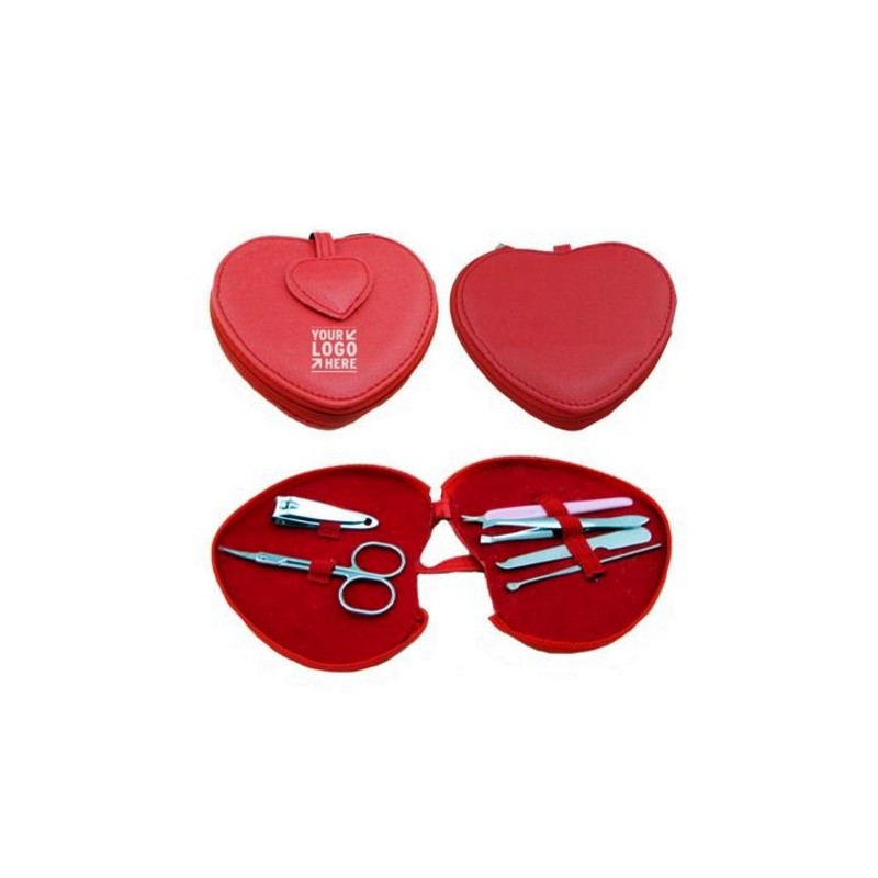 Manicure Set With Leather Cover