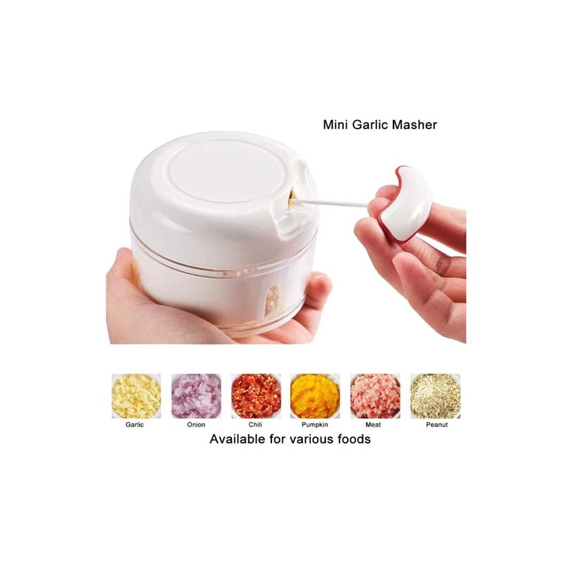 Manual Garlic Chopper,Mini Manual Food Chopper