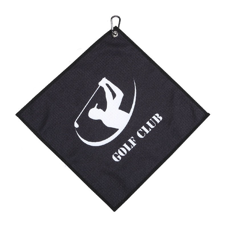 Microfiber Waffle Golf Towel with Hook