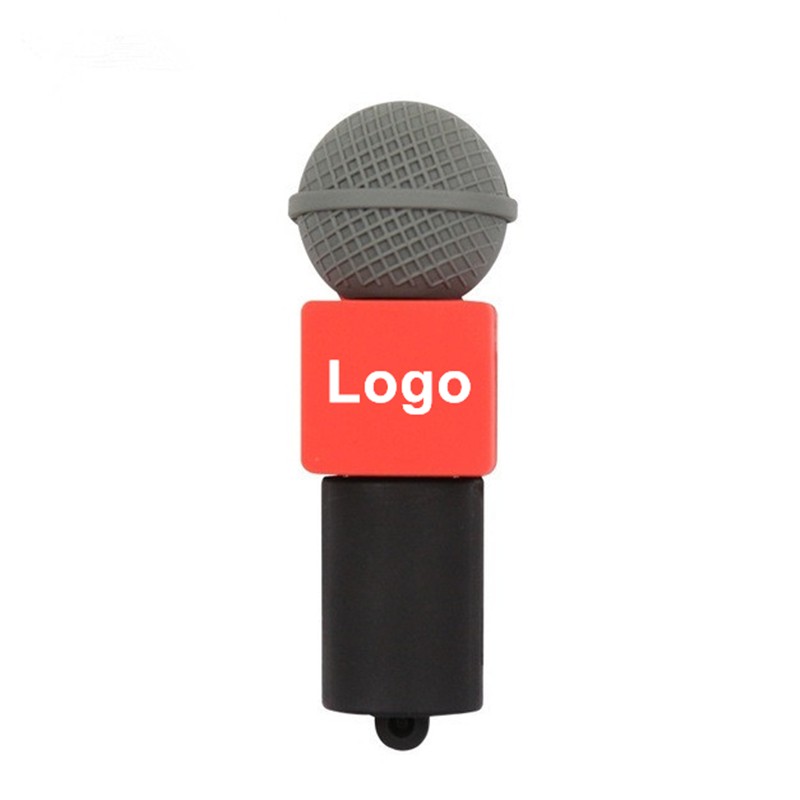 Microphone Shape USB 2.0 Flash Drive 8GB