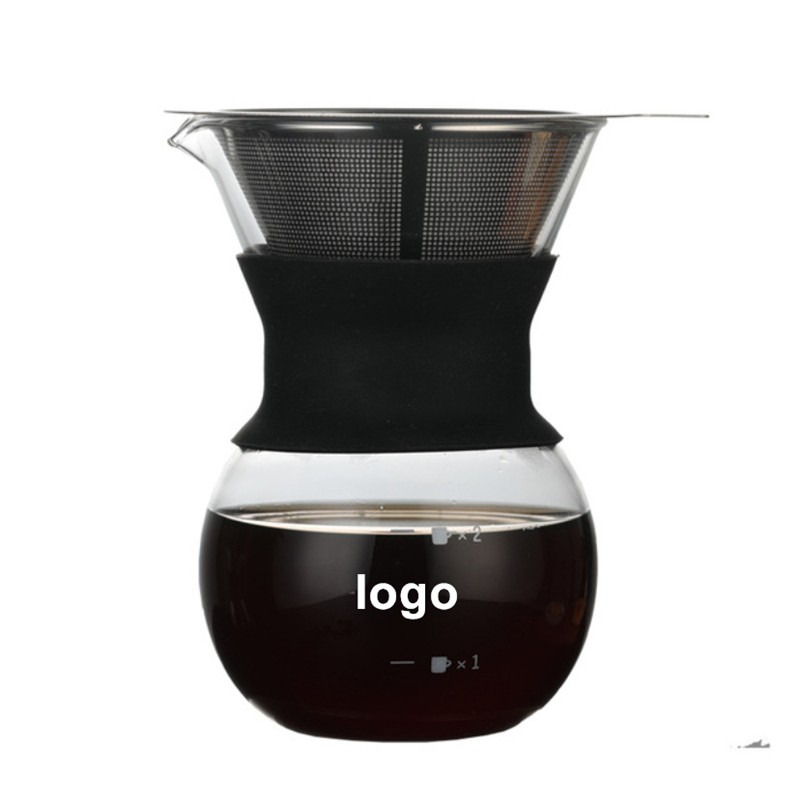 Mini Coffee Maker with Reusable Filter 200ML