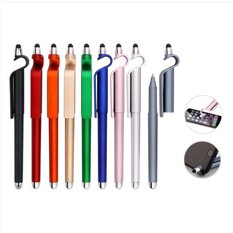 Multifunctional Plastic Pen With Touch Screen Stylus