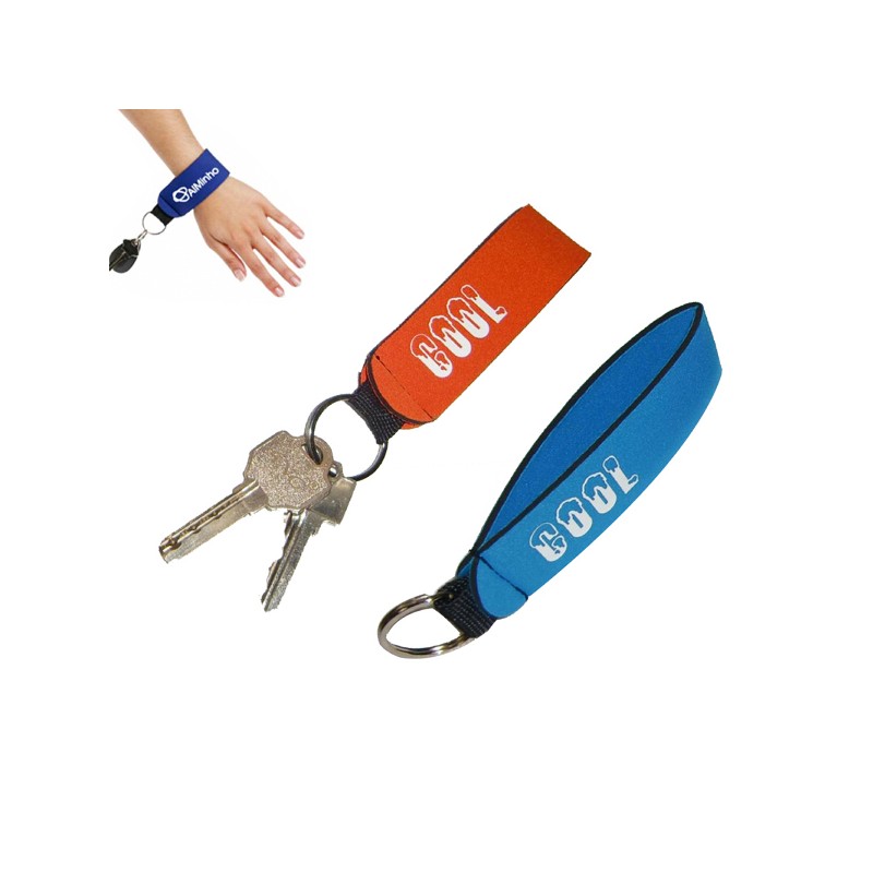 Neoprene Wristband Keychain