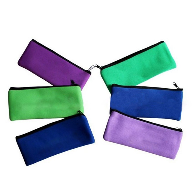 Neoprene Zippered Pencil Pouch