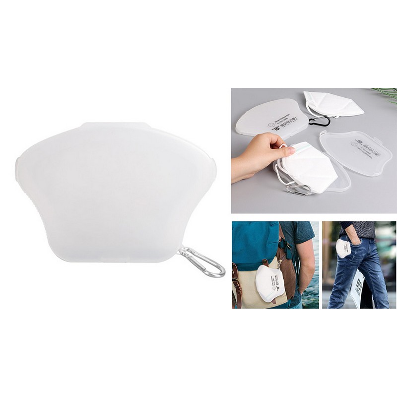 PPE Face Masks Case Mask Container Box for School w/ Work