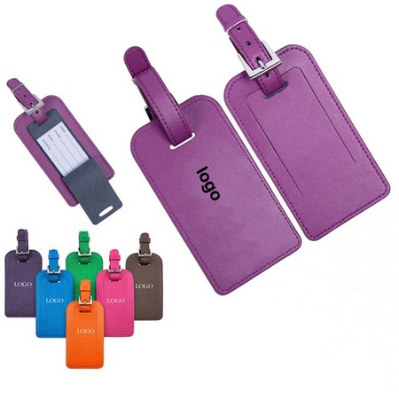 PU Leather Luggage Tag