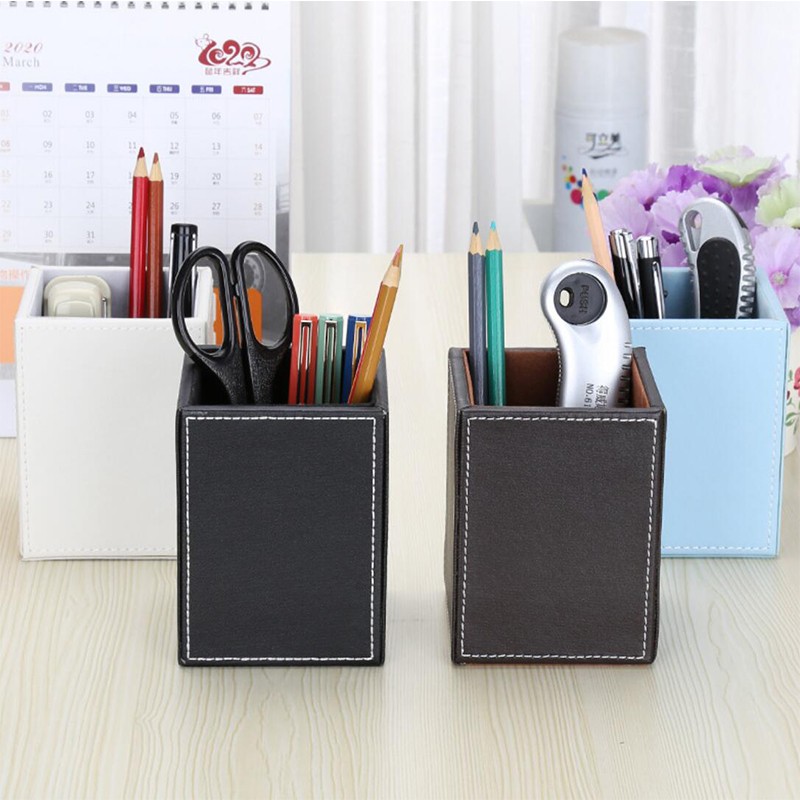 PU Leather Pen Holder