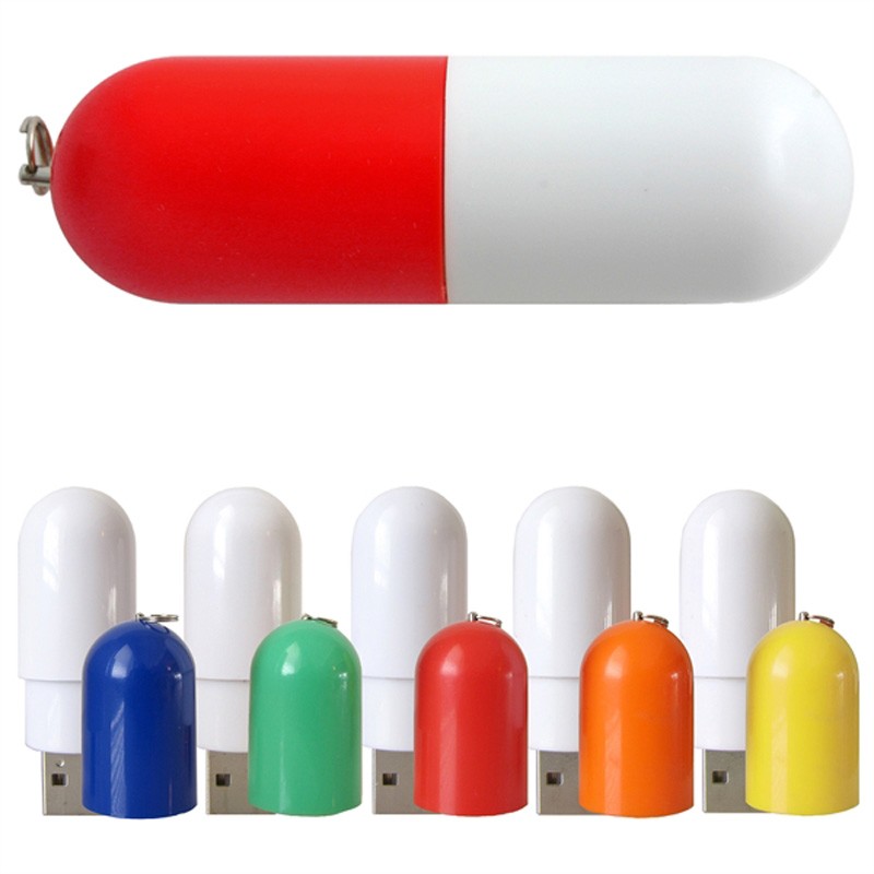 Pill Shaped USB Drive - 2 GB