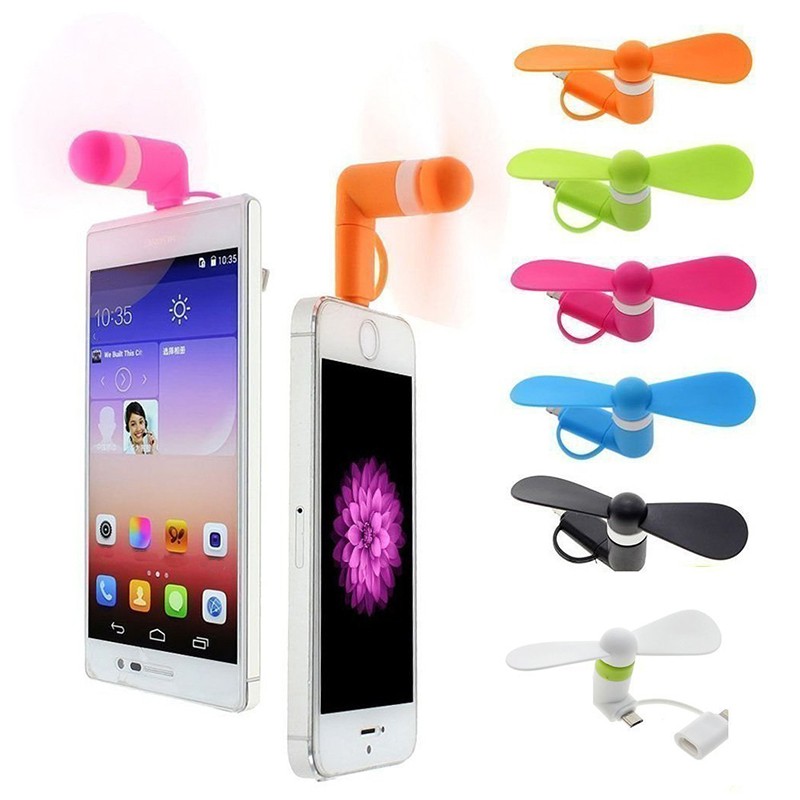 Portable 2-in-1 Cellphone Fan