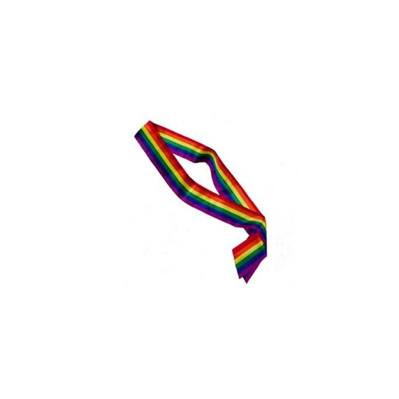 Rainbow Satin Sash