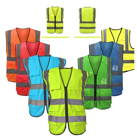 Reflective Safety Vest With Reflective Strips