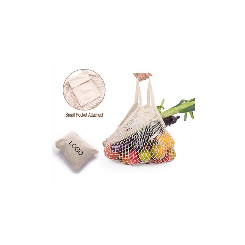 Reusable Cotton Mesh Grocery Bags