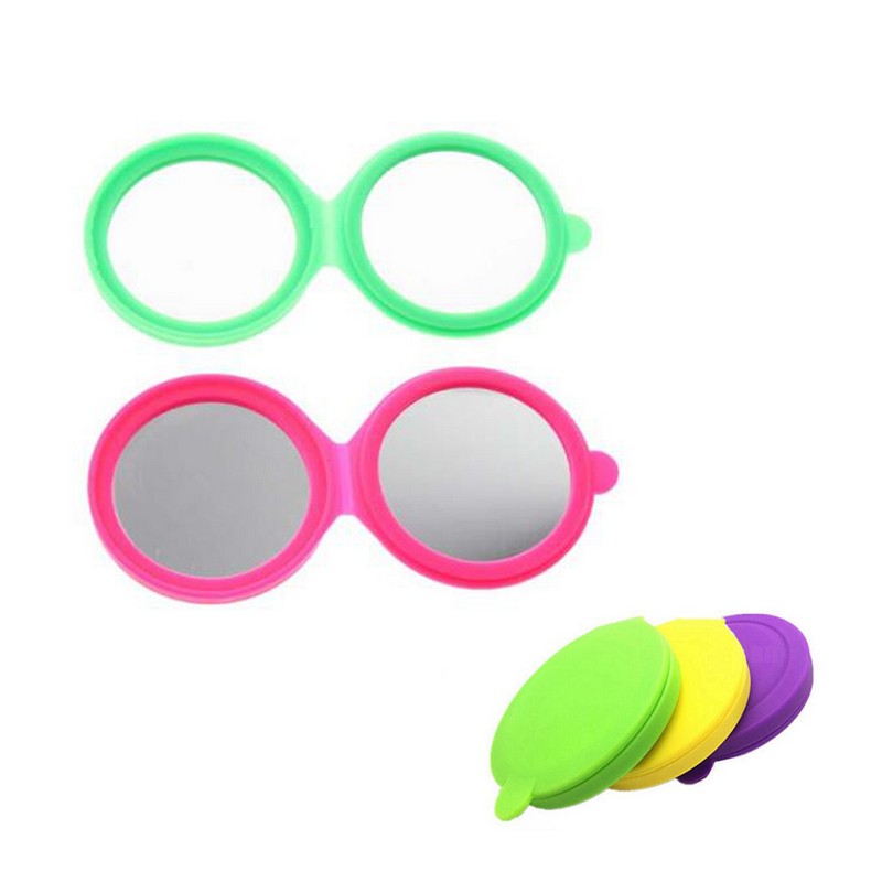 Round Tin Pocket Mirror