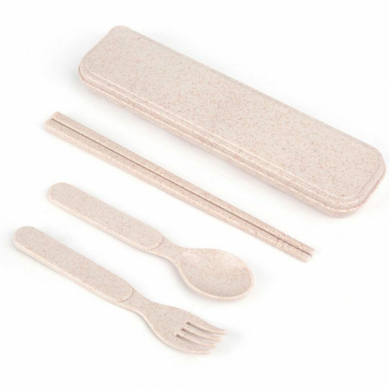 Set 3-Pieces Of Wheat Straw Tableware