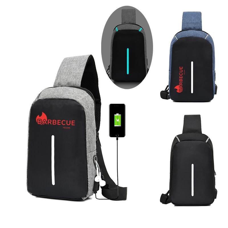 Sling Bag With USB Charging Port